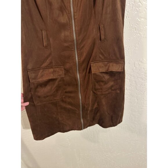 Star Wars Her Universe Han Solo Suede Zipper Mini Dress Costume - Picture 5 of 11